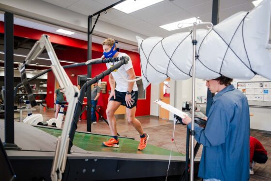 Students testing in HAP lab